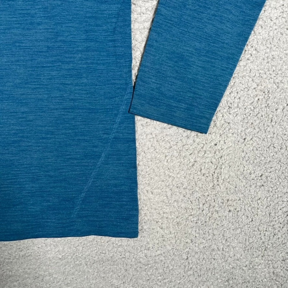 Lululemon Shirt Mens XL Blue Metal Vent Pullover Casual Gym Workout Athletic - Picture 4 of 12